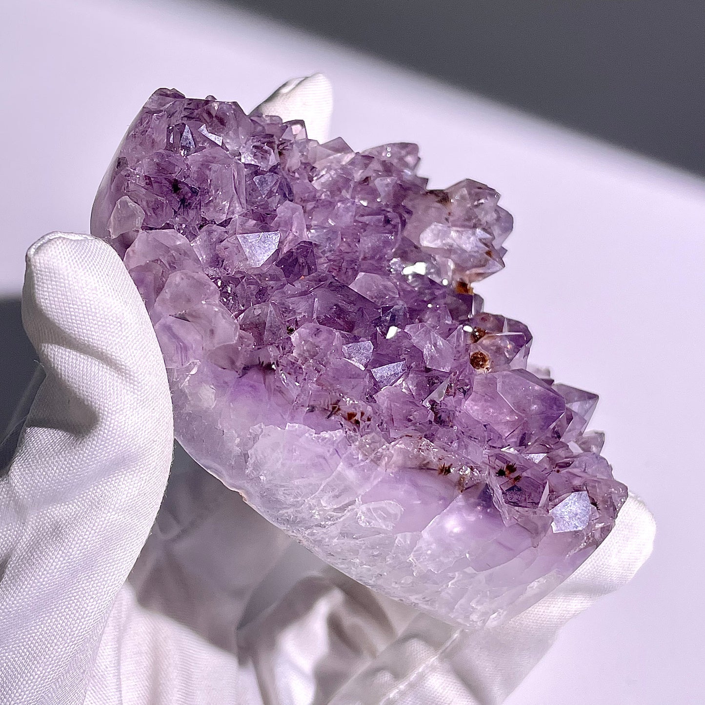 A122◇１点物◇アメジスト　クリスター◇68×88×33mm◇天然石・鉱物・パワーストーン