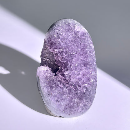 A123◇１点物◇アメジスト　クリスター◇100×63×48mm◇天然石・鉱物・パワーストーン