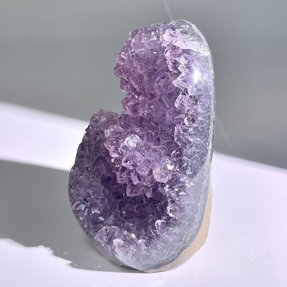 A123◇１点物◇アメジスト　クリスター◇100×63×48mm◇天然石・鉱物・パワーストーン