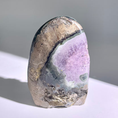 A123◇１点物◇アメジスト　クリスター◇100×63×48mm◇天然石・鉱物・パワーストーン