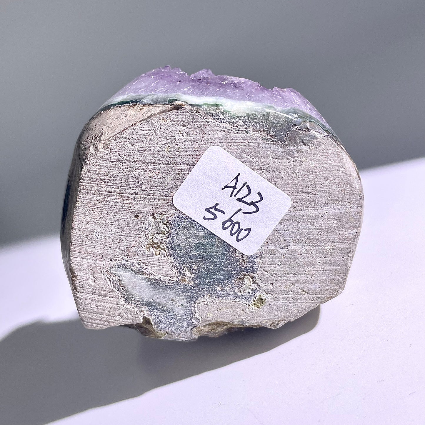 A123◇１点物◇アメジスト　クリスター◇100×63×48mm◇天然石・鉱物・パワーストーン