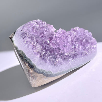 A123◇１点物◇アメジスト　クリスター◇100×63×48mm◇天然石・鉱物・パワーストーン