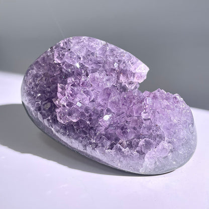 A123◇１点物◇アメジスト　クリスター◇100×63×48mm◇天然石・鉱物・パワーストーン