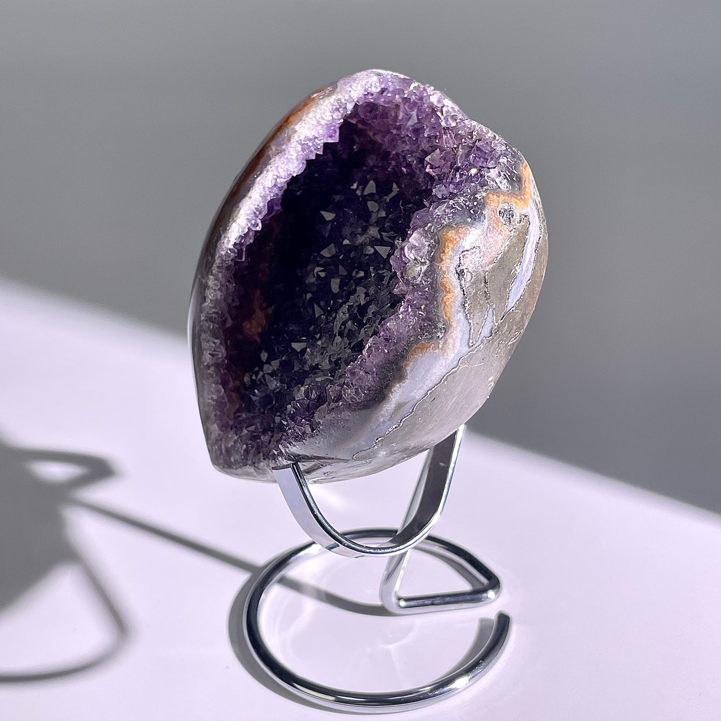 A125◇１点物◇アメジスト　クリスター◇100×120×58mm◇天然石・鉱物・パワーストーン