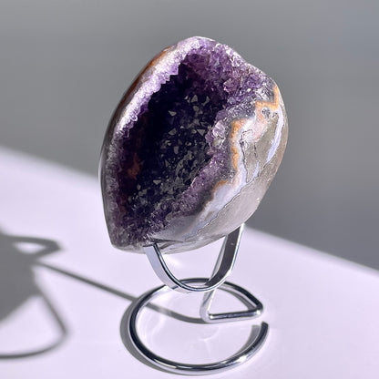 A125◇１点物◇アメジスト　クリスター◇100×120×58mm◇天然石・鉱物・パワーストーン