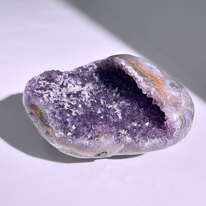 A125◇１点物◇アメジスト　クリスター◇100×120×58mm◇天然石・鉱物・パワーストーン
