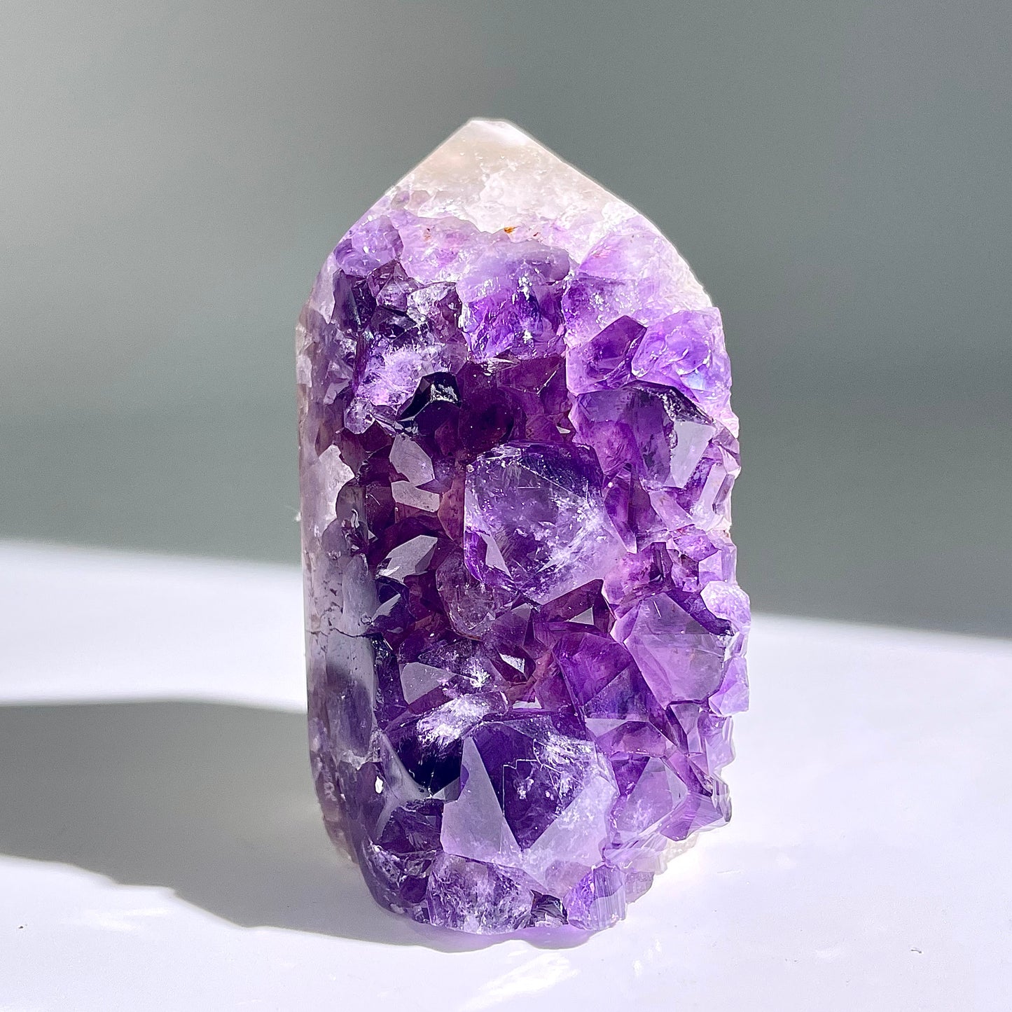 A126◇１点物◇アメジスト　クリスター◇76×38×55mm◇天然石・鉱物・パワーストーン