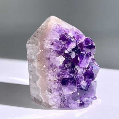 A126◇１点物◇アメジスト　クリスター◇76×38×55mm◇天然石・鉱物・パワーストーン