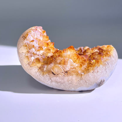 A127◇１点物◇シトリン　クリスター◇89×118×40mm◇天然石・鉱物・パワーストーン