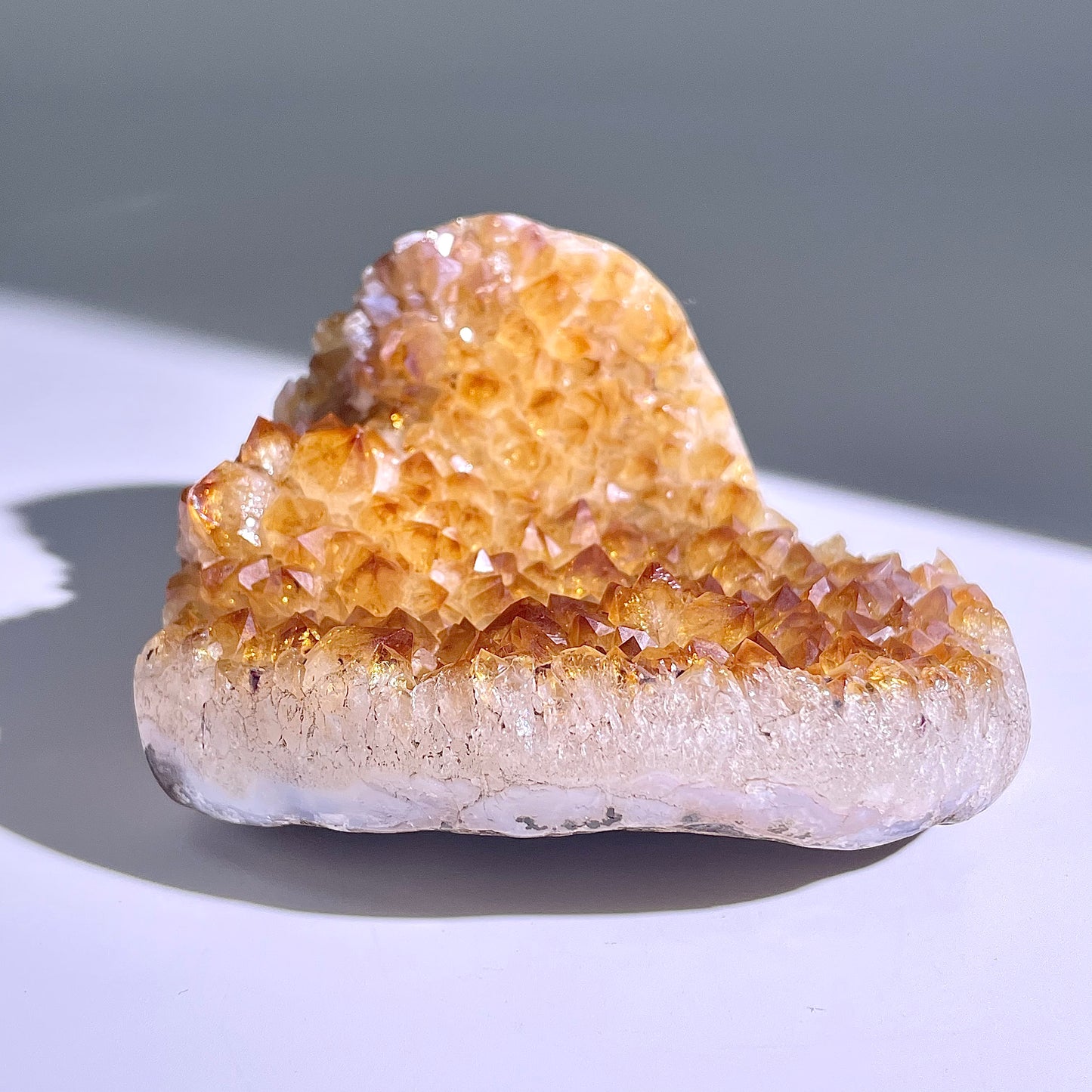 A127◇１点物◇シトリン　クリスター◇89×118×40mm◇天然石・鉱物・パワーストーン