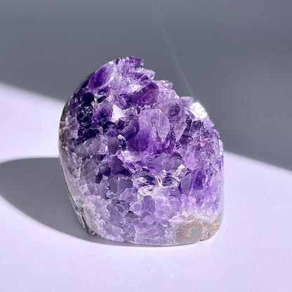 A128◇１点物◇アメジスト　クリスター◇66×53×49mm◇天然石・鉱物・パワーストーン