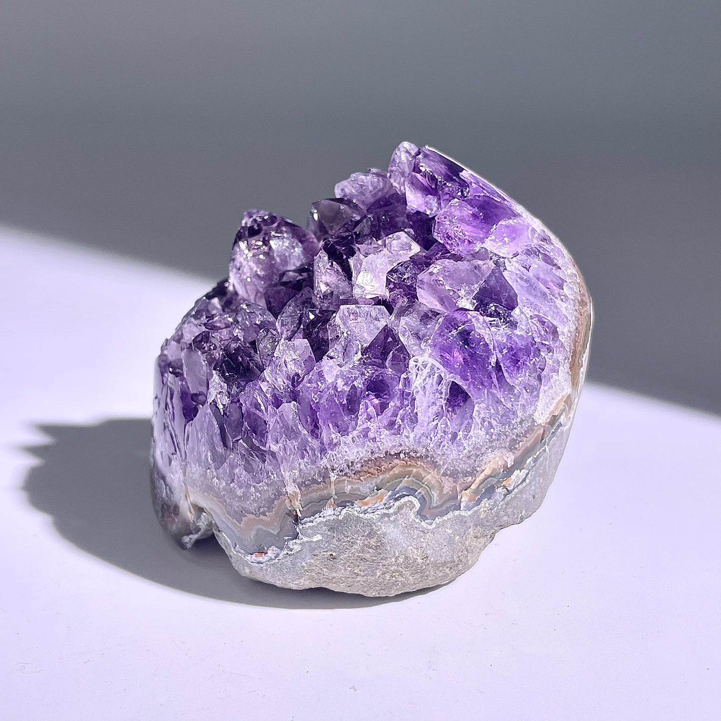 A128◇１点物◇アメジスト　クリスター◇66×53×49mm◇天然石・鉱物・パワーストーン