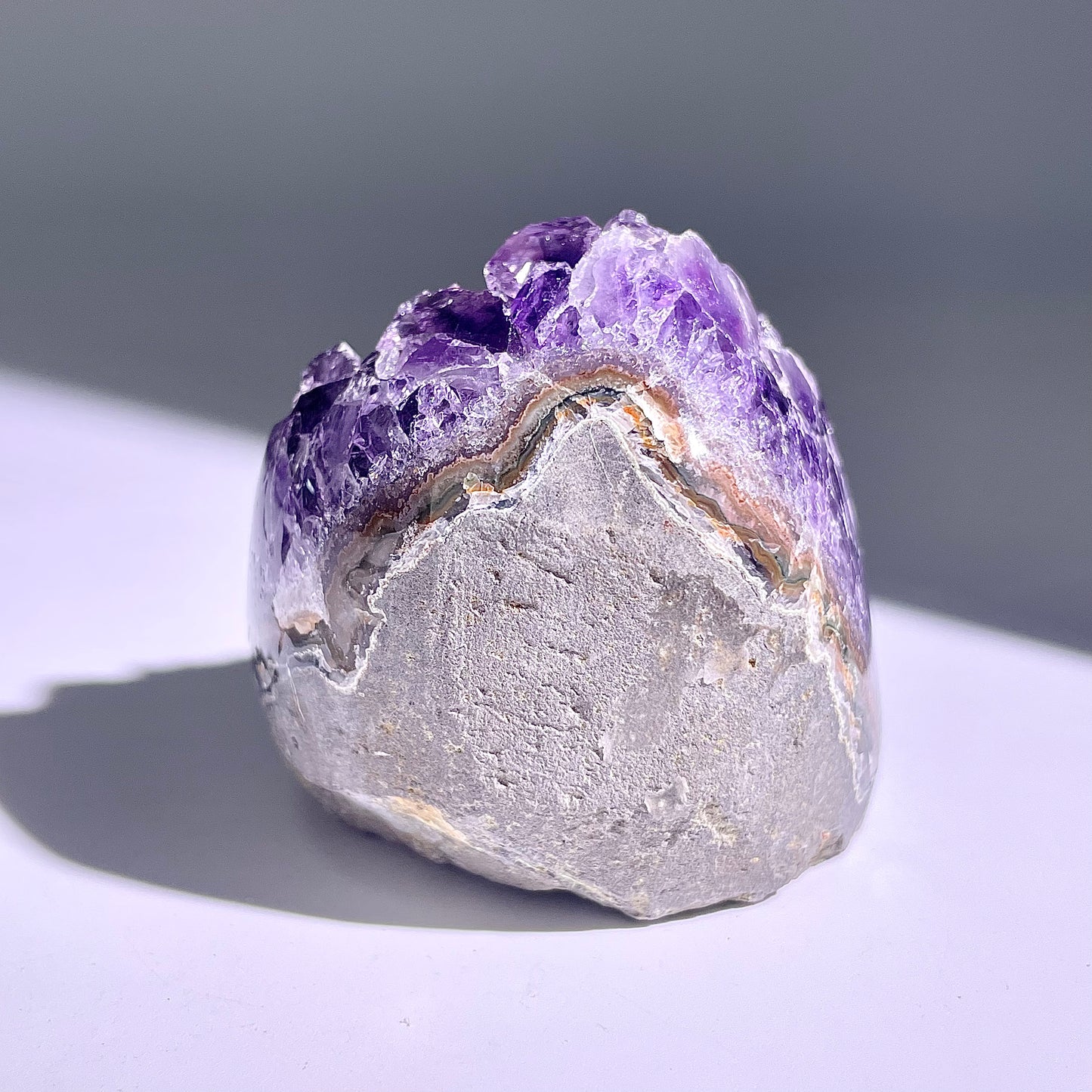 A128◇１点物◇アメジスト　クリスター◇66×53×49mm◇天然石・鉱物・パワーストーン