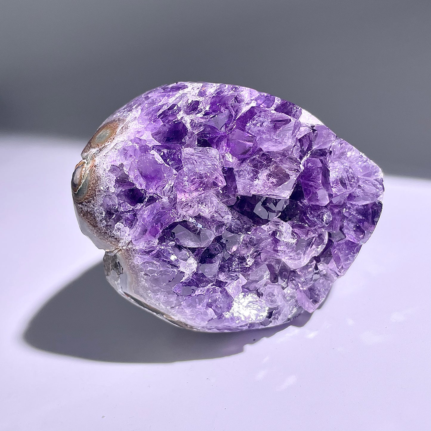 A128◇１点物◇アメジスト　クリスター◇66×53×49mm◇天然石・鉱物・パワーストーン
