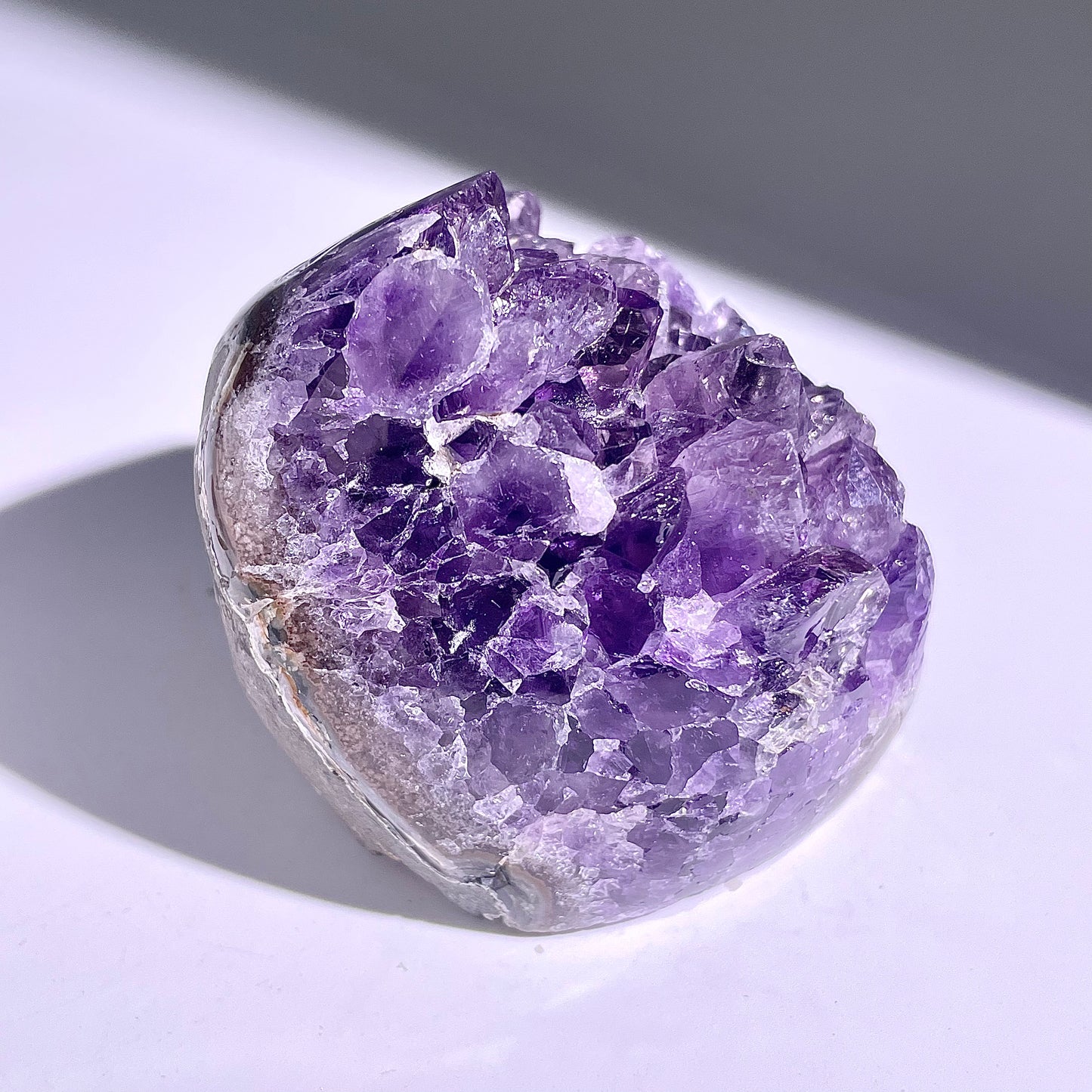 A128◇１点物◇アメジスト　クリスター◇66×53×49mm◇天然石・鉱物・パワーストーン