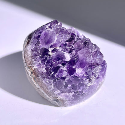 A128◇１点物◇アメジスト　クリスター◇66×53×49mm◇天然石・鉱物・パワーストーン