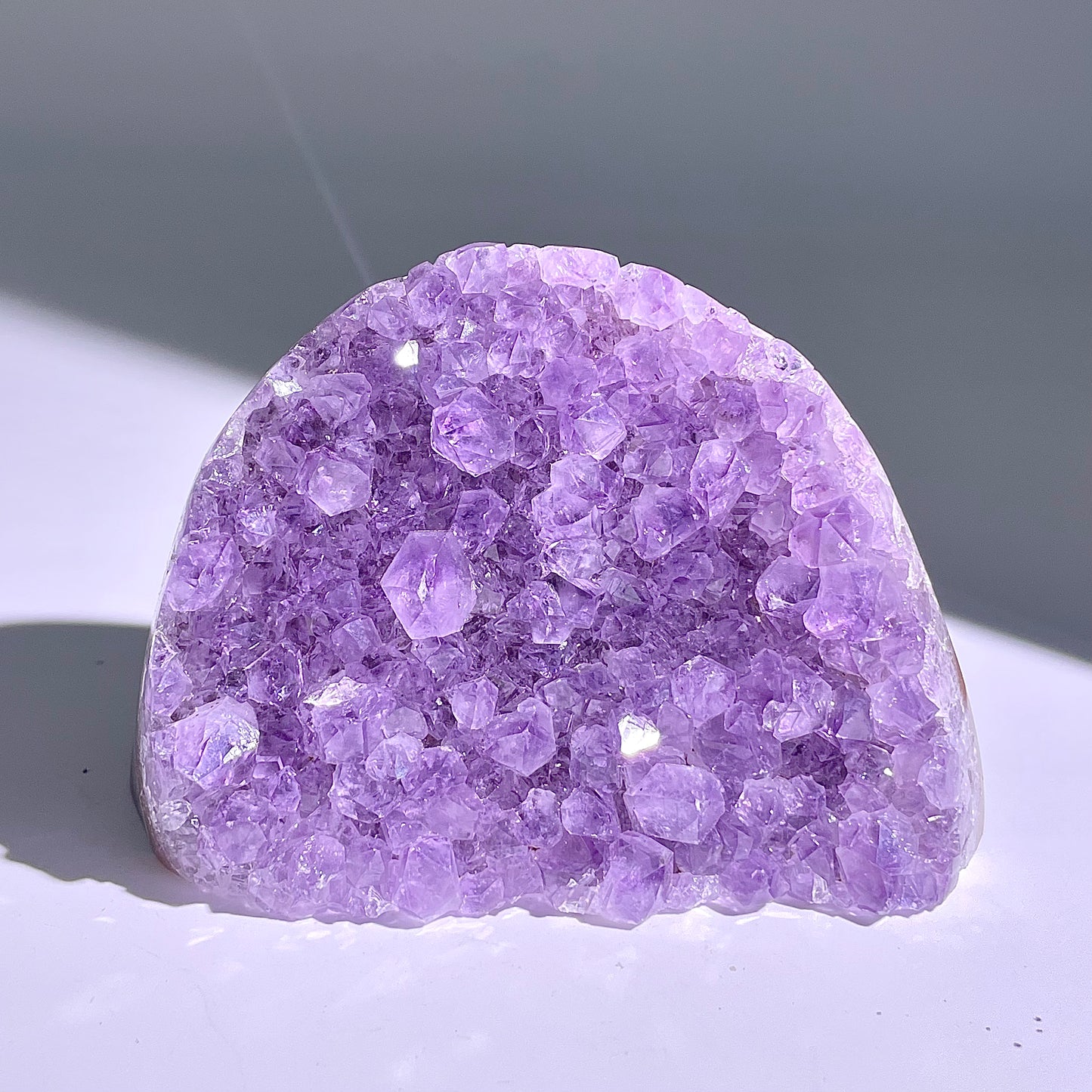 A129◇１点物◇アメジスト　クリスター◇69×86×42mm◇天然石・鉱物・パワーストーン