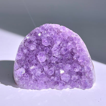 A129◇１点物◇アメジスト　クリスター◇69×86×42mm◇天然石・鉱物・パワーストーン