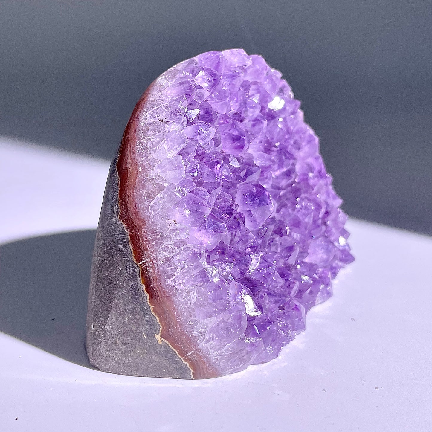 A129◇１点物◇アメジスト　クリスター◇69×86×42mm◇天然石・鉱物・パワーストーン