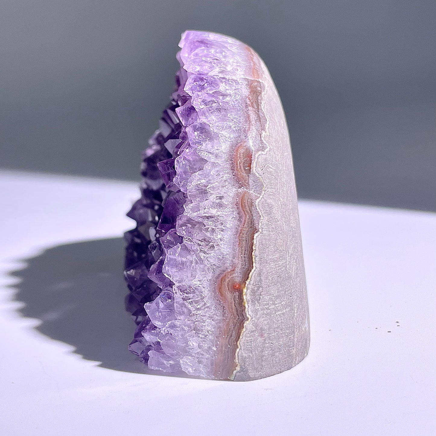 A129◇１点物◇アメジスト　クリスター◇69×86×42mm◇天然石・鉱物・パワーストーン