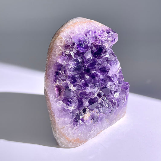 A134◇１点物◇アメジスト　クリスター◇109×90×30mm◇天然石・鉱物・パワーストーン