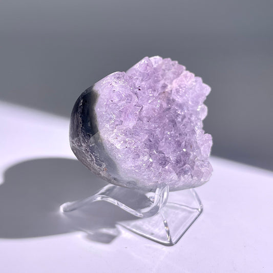 A135◇１点物◇アメジスト　クリスター◇64×47×24mm◇天然石・鉱物・パワーストーン