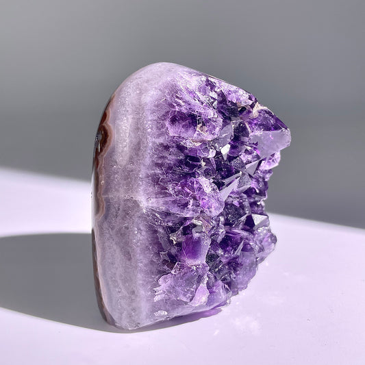 A136◇１点物◇アメジスト　クリスター◇75×60×36mm◇天然石・鉱物・パワーストーン