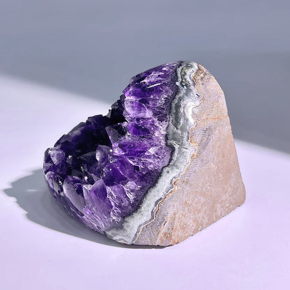 A67◇アメジスト　クリスター◇75×58×56mm◇天然石・鉱物・パワーストーン