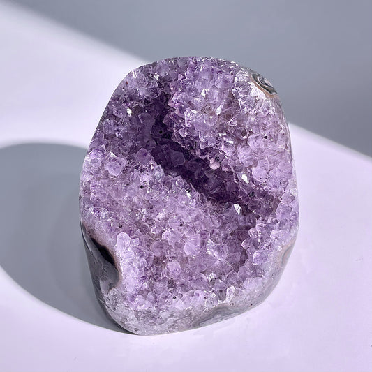 A68◇アメジスト　クリスター◇96×77×64mm◇天然石・鉱物・パワーストーン