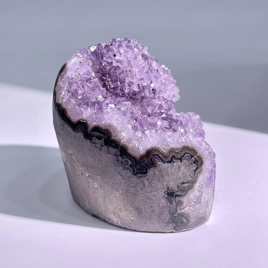 A68◇アメジスト　クリスター◇96×77×64mm◇天然石・鉱物・パワーストーン