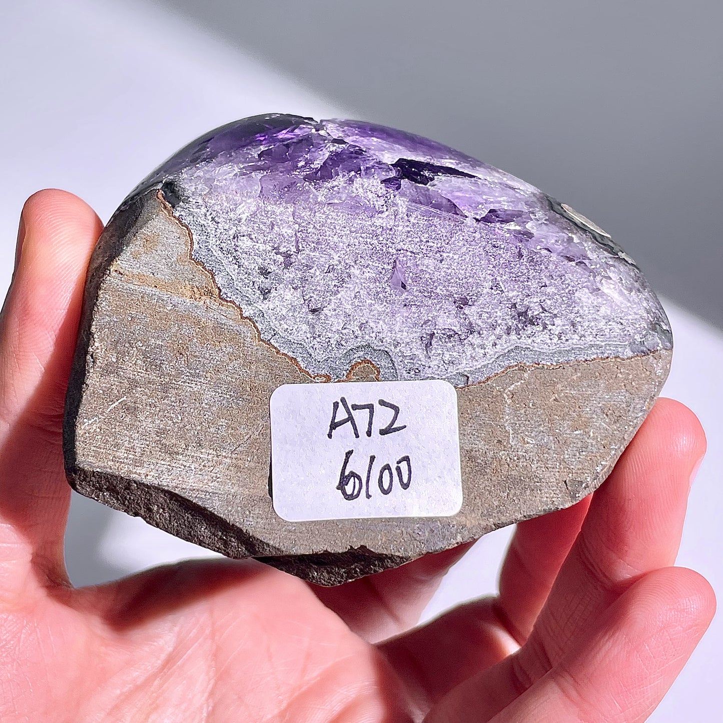 A72◇アメジスト　クリスター◇78×64×47mm◇天然石・鉱物・パワーストーン