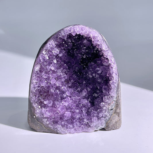 A74◇アメジスト　クリスター◇92×77×45mm◇天然石・鉱物・パワーストーン