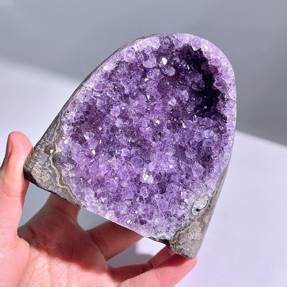 A74◇アメジスト　クリスター◇92×77×45mm◇天然石・鉱物・パワーストーン