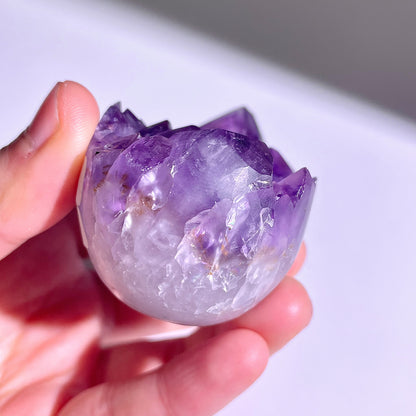 A75◇アメジスト　クリスター◇50×32×22mm◇天然石・鉱物・パワーストーン