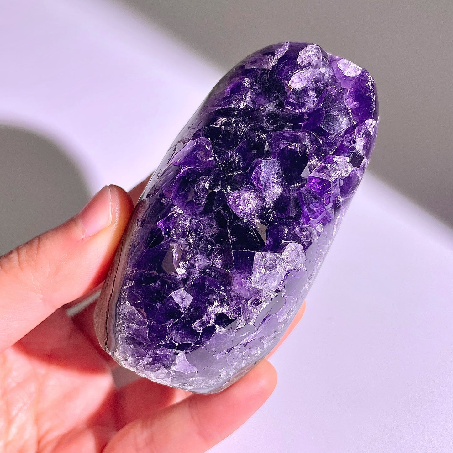 A76◇アメジスト　クリスター◇73×34×35mm◇天然石・鉱物・パワーストーン