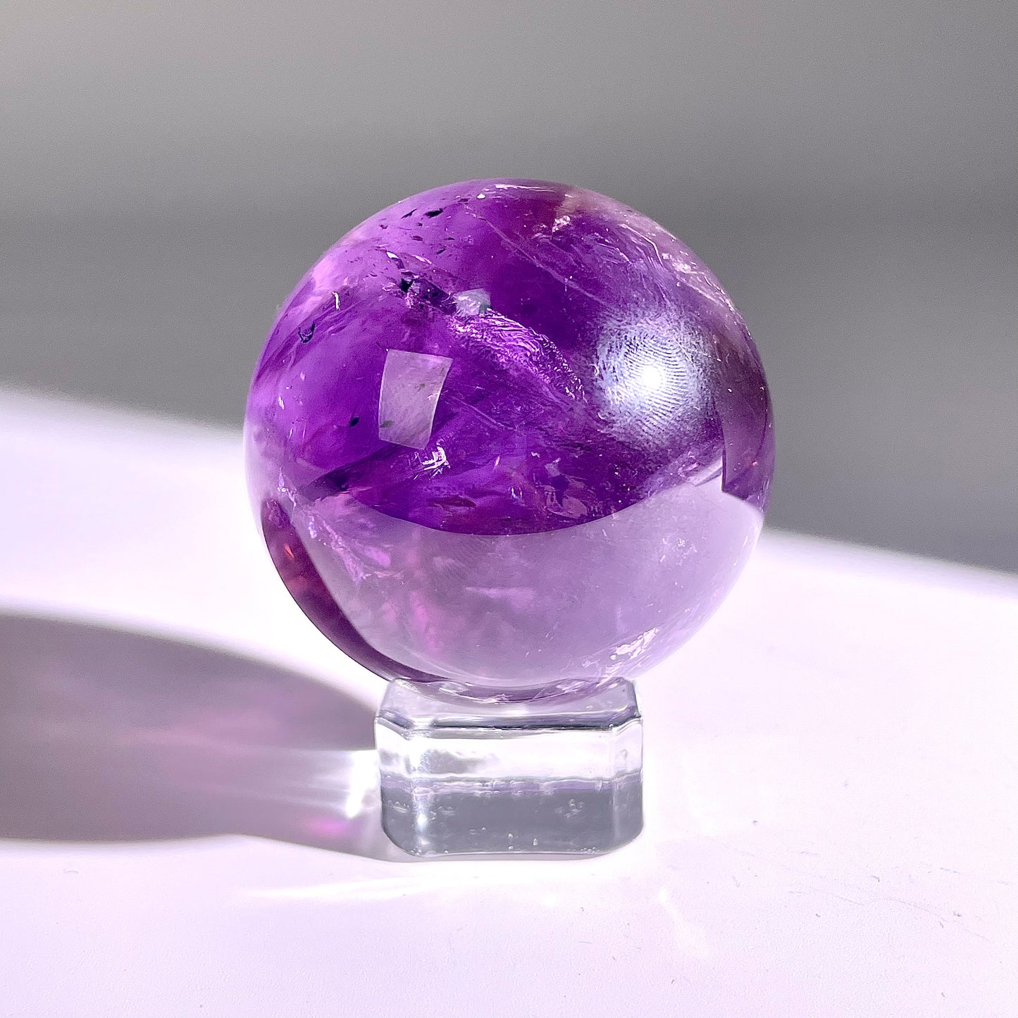 B61◇１点物◇アメジスト ボール◇48×48×48mm◇天然石・鉱物・パワーストーン