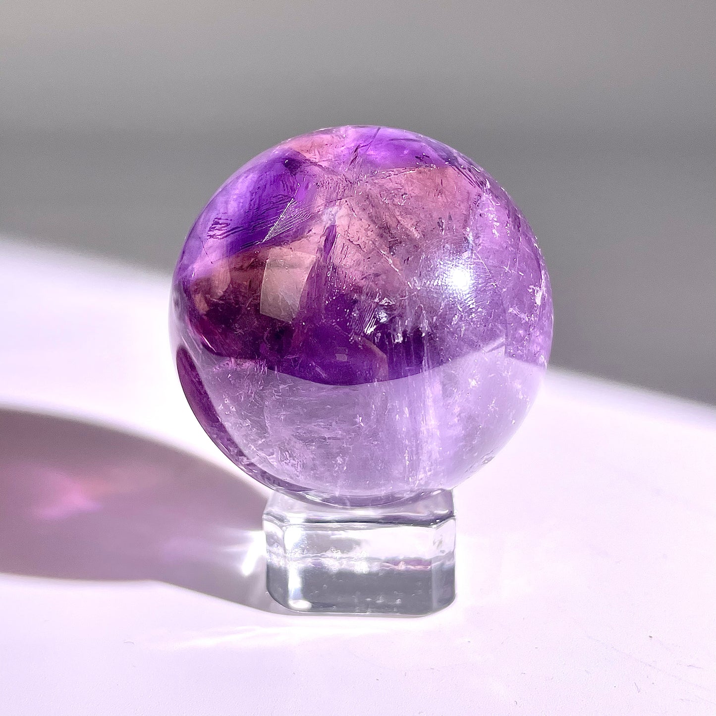 B61◇１点物◇アメジスト ボール◇48×48×48mm◇天然石・鉱物・パワーストーン