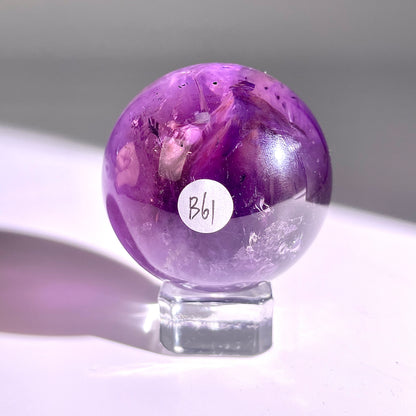 B61◇１点物◇アメジスト ボール◇48×48×48mm◇天然石・鉱物・パワーストーン