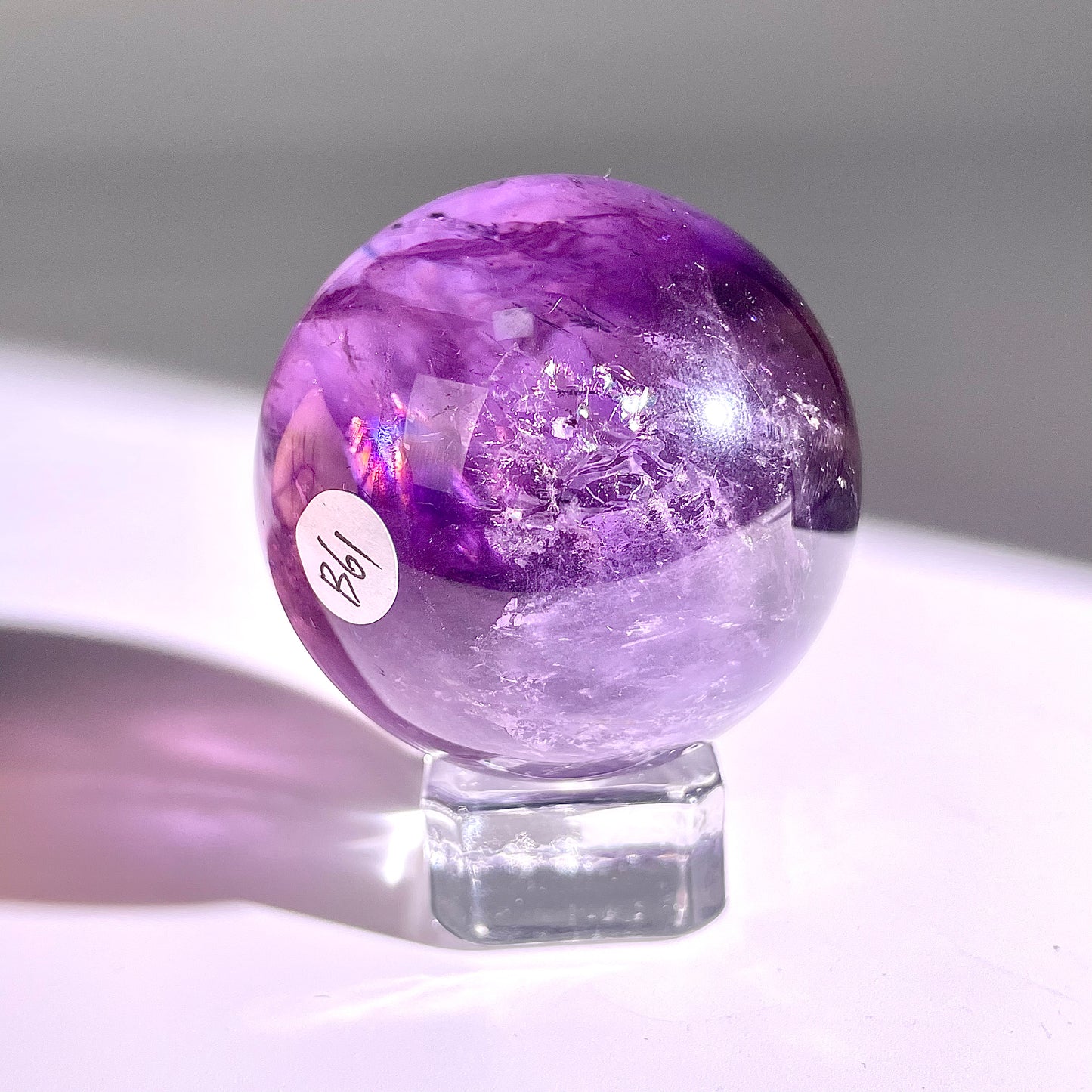 B61◇１点物◇アメジスト ボール◇48×48×48mm◇天然石・鉱物・パワーストーン