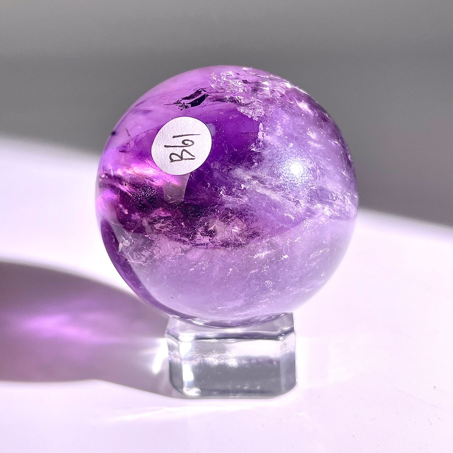 B61◇１点物◇アメジスト ボール◇48×48×48mm◇天然石・鉱物・パワーストーン