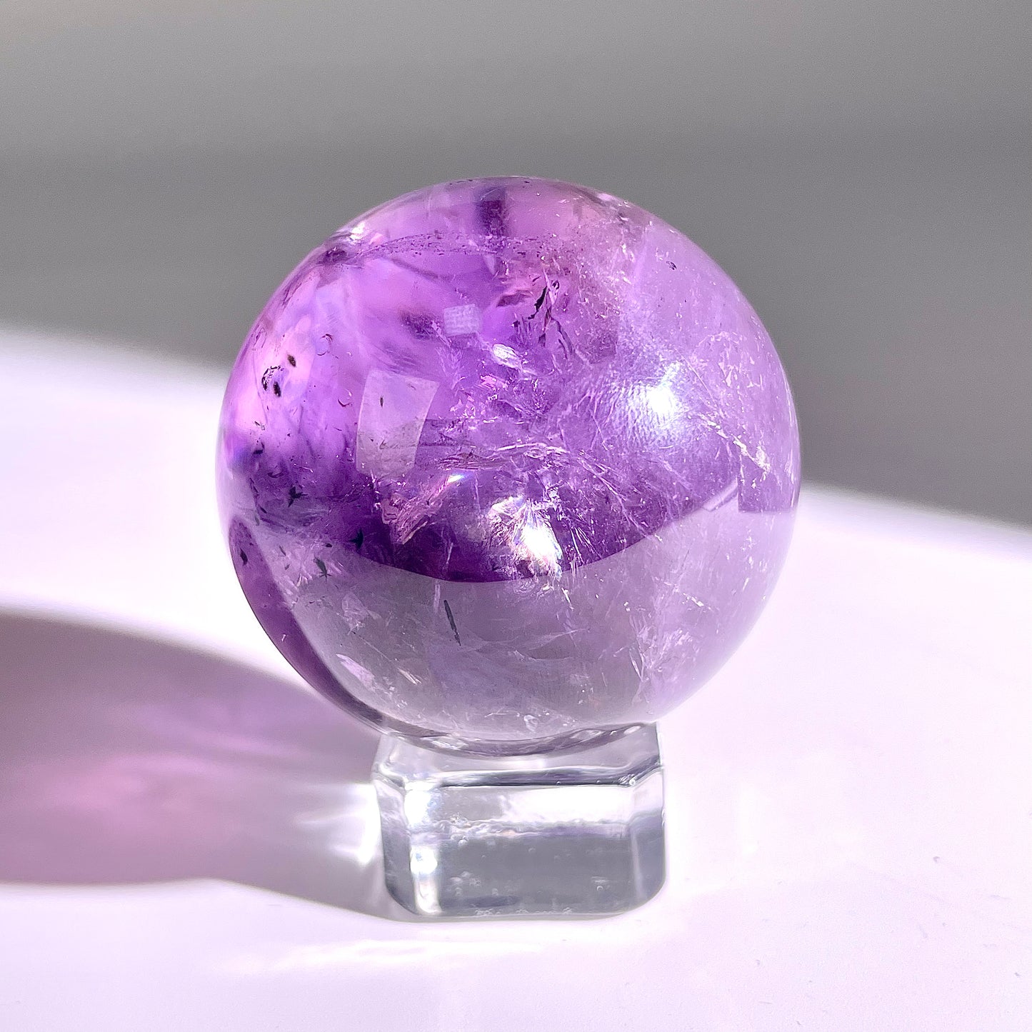 B61◇１点物◇アメジスト ボール◇48×48×48mm◇天然石・鉱物・パワーストーン