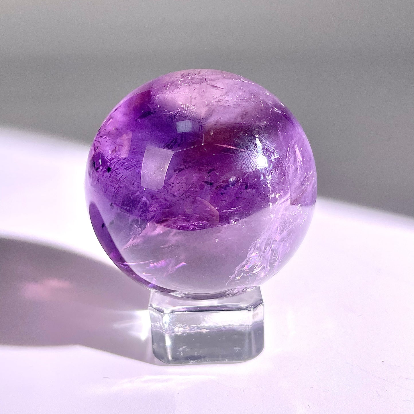 B61◇１点物◇アメジスト ボール◇48×48×48mm◇天然石・鉱物・パワーストーン