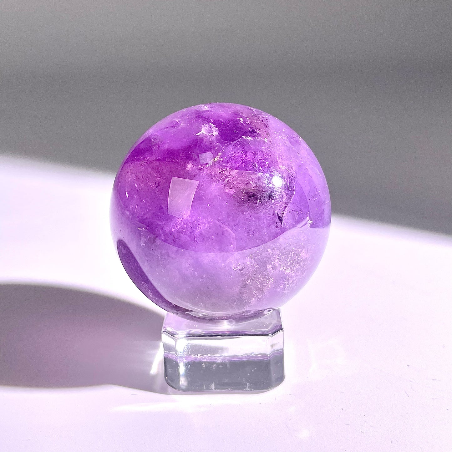 B62◇１点物◇アメジスト ボール◇44×44×44mm◇天然石・鉱物・パワーストーン