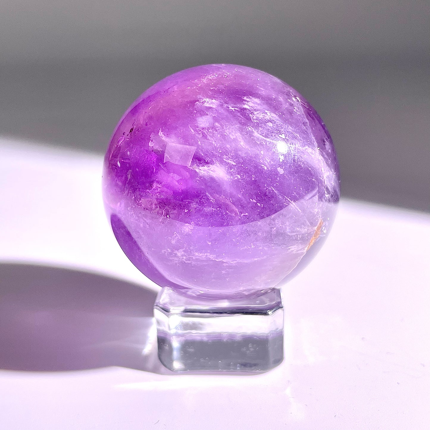 B62◇１点物◇アメジスト ボール◇44×44×44mm◇天然石・鉱物・パワーストーン