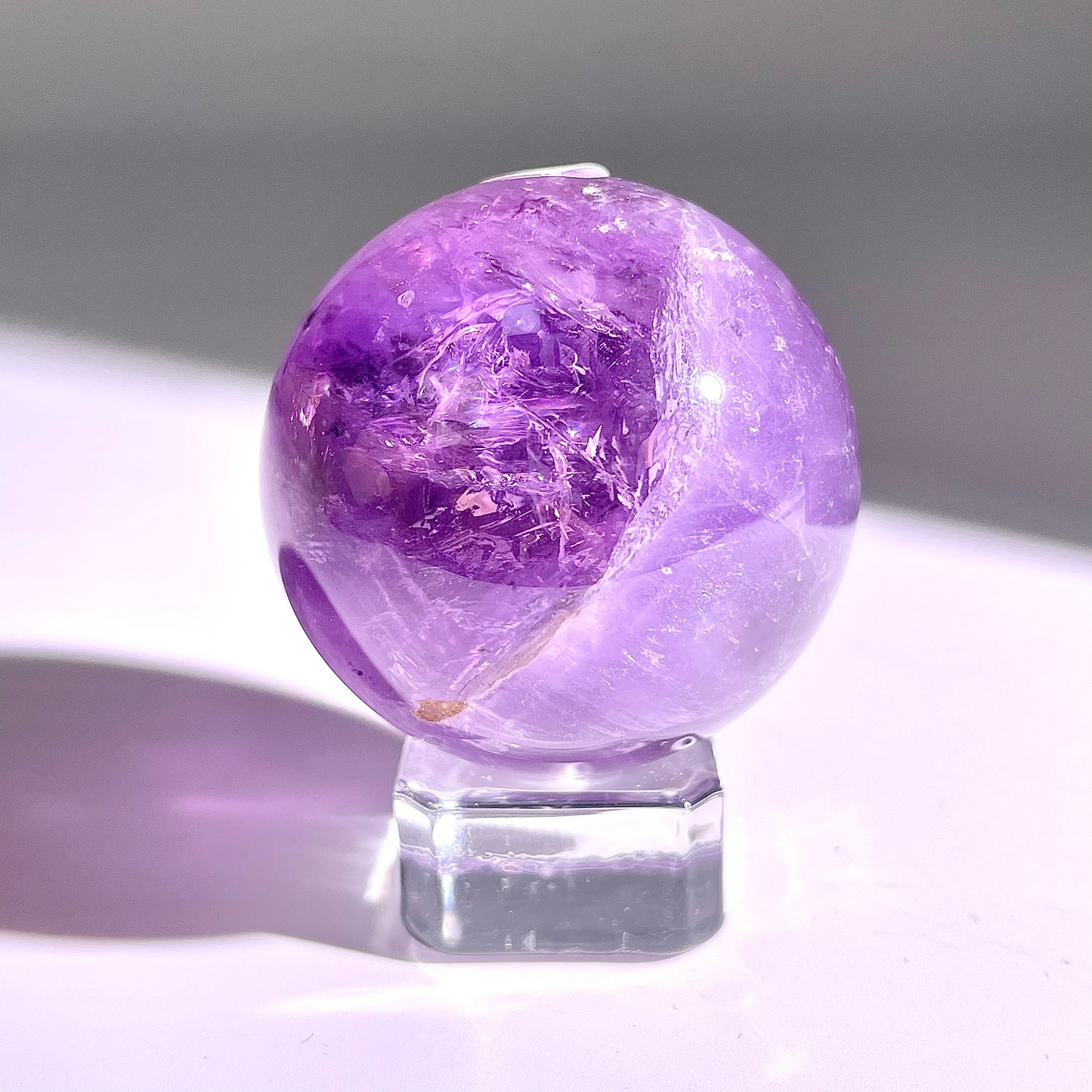 B62◇１点物◇アメジスト ボール◇44×44×44mm◇天然石・鉱物・パワーストーン