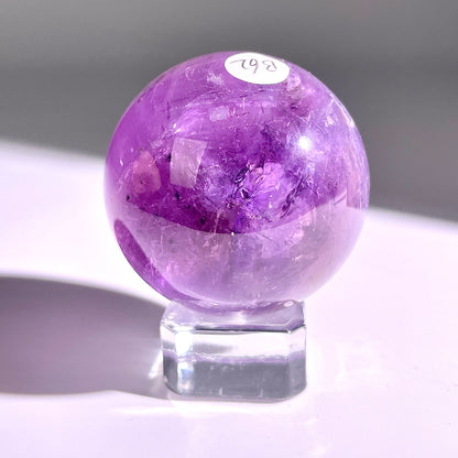 B62◇１点物◇アメジスト ボール◇44×44×44mm◇天然石・鉱物・パワーストーン