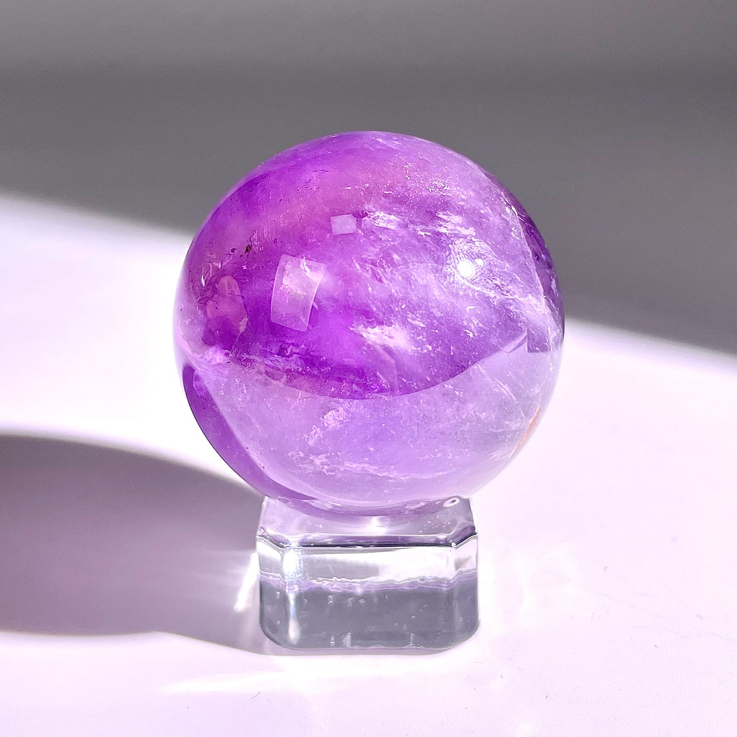 B62◇１点物◇アメジスト ボール◇44×44×44mm◇天然石・鉱物・パワーストーン