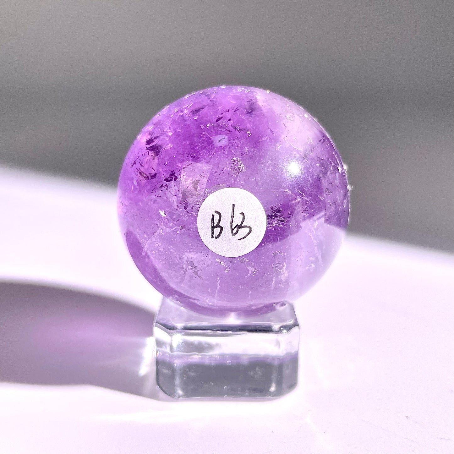 B63◇１点物◇アメジスト ボール◇39×39×39mm◇天然石・鉱物・パワーストーン