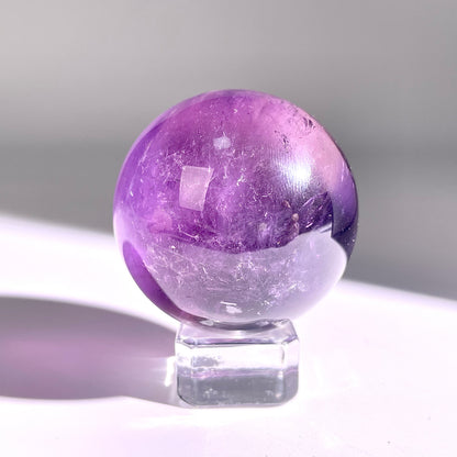 B64◇１点物◇アメジスト ボール◇49×49×49mm◇天然石・鉱物・パワーストーン
