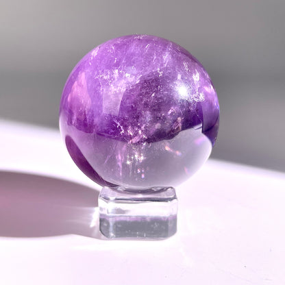 B64◇１点物◇アメジスト ボール◇49×49×49mm◇天然石・鉱物・パワーストーン